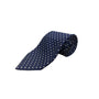 Vintage Brooks Brothers Mens Navy Polka Dot Silk Tie 57" Classic English Style