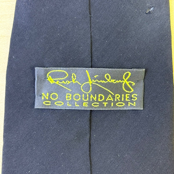 Rush Limbaugh No Boundaries Collections Navy Silk Celtic Knot Pattern Necktie