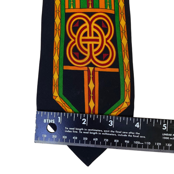 Rush Limbaugh No Boundaries Collections Navy Silk Celtic Knot Pattern Necktie