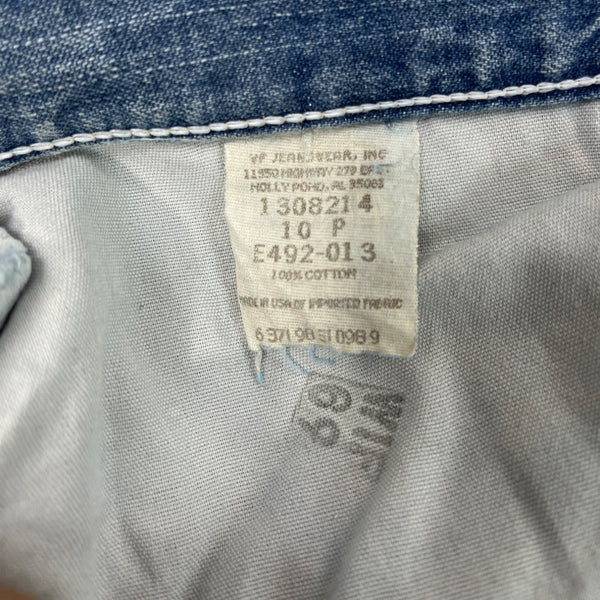 Riders By Lee Womens Mid Rise Straight Fit Jeans Light Wash Denim Size 10P - New