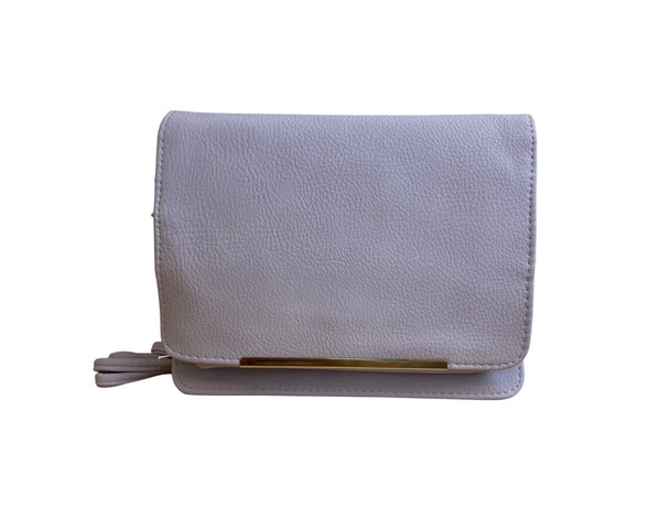 Apt. 9 Misty Lilac Synthetic Womens RFID Wallet Crossbody Bag With Strap