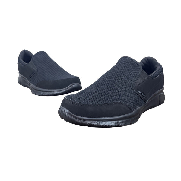 Skechers Mens Black Memory Foam Slip-On Sneakers Size 13 - New