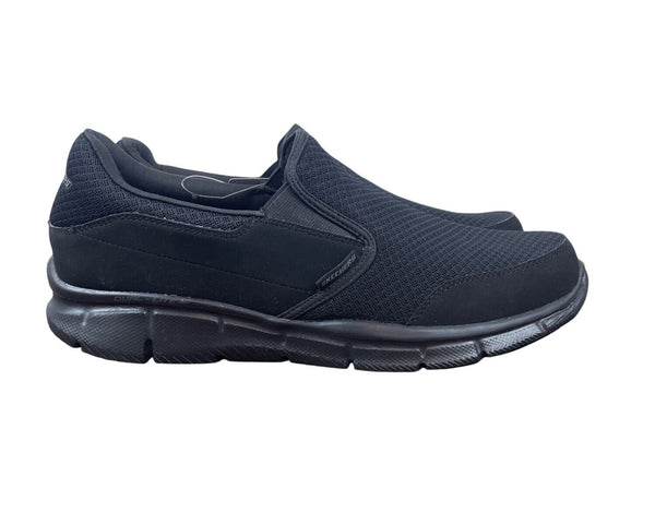 Skechers Mens Black Memory Foam Slip-On Sneakers Size 13 - New