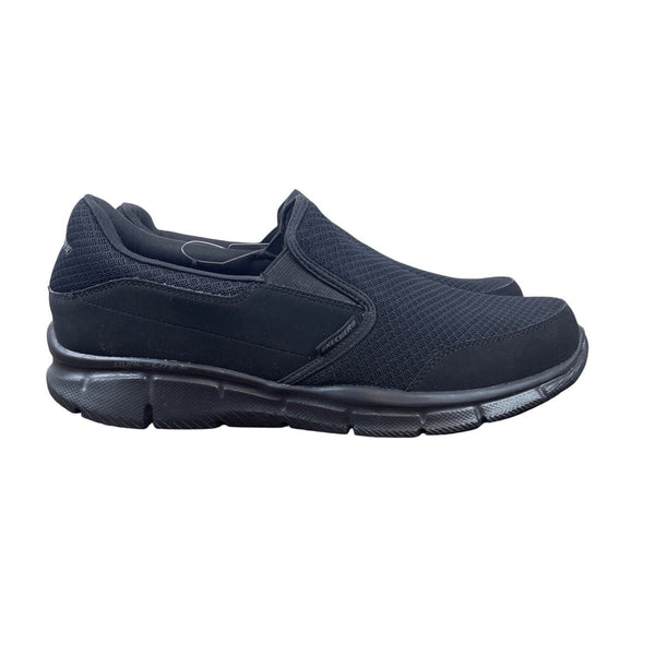 Skechers Mens Black Memory Foam Slip-On Sneakers Size 13 - New