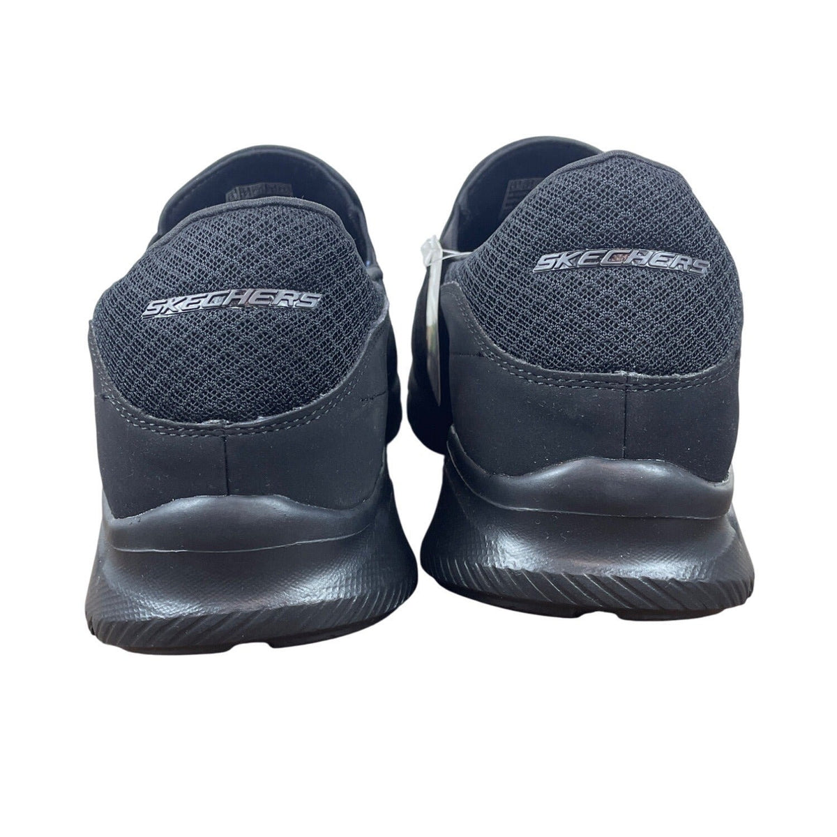 Skechers Mens Black Memory Foam Slip-On Sneakers Size 13 - New