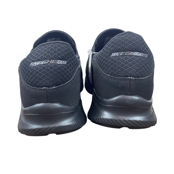 Skechers Mens Black Memory Foam Slip-On Sneakers Size 13 - New