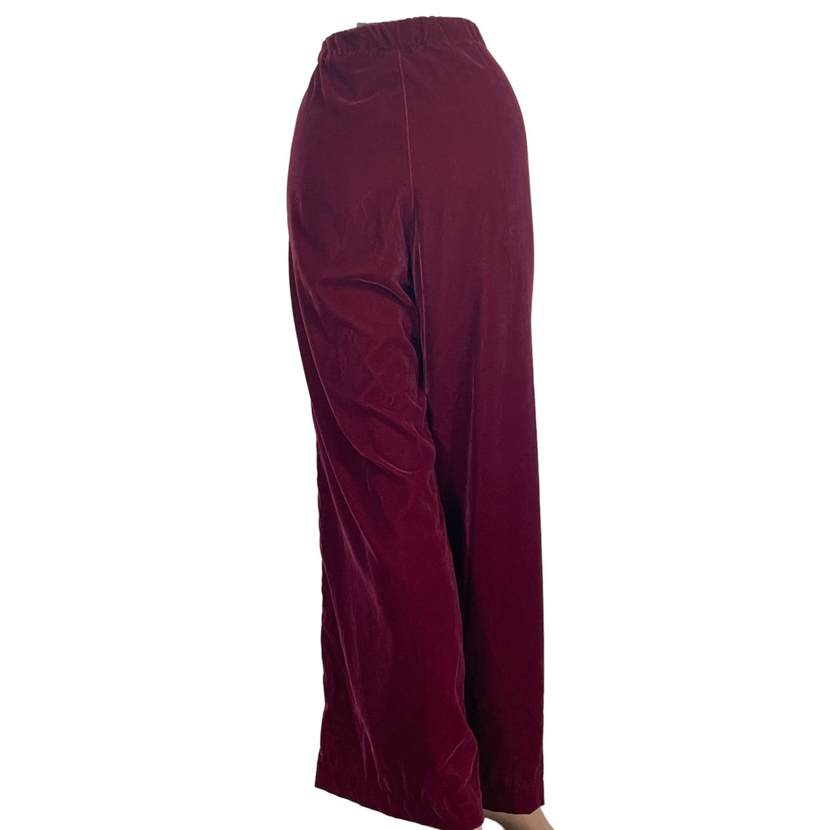 GAP Red Velvet Pants Size 10 Petite Made In Indonesia New