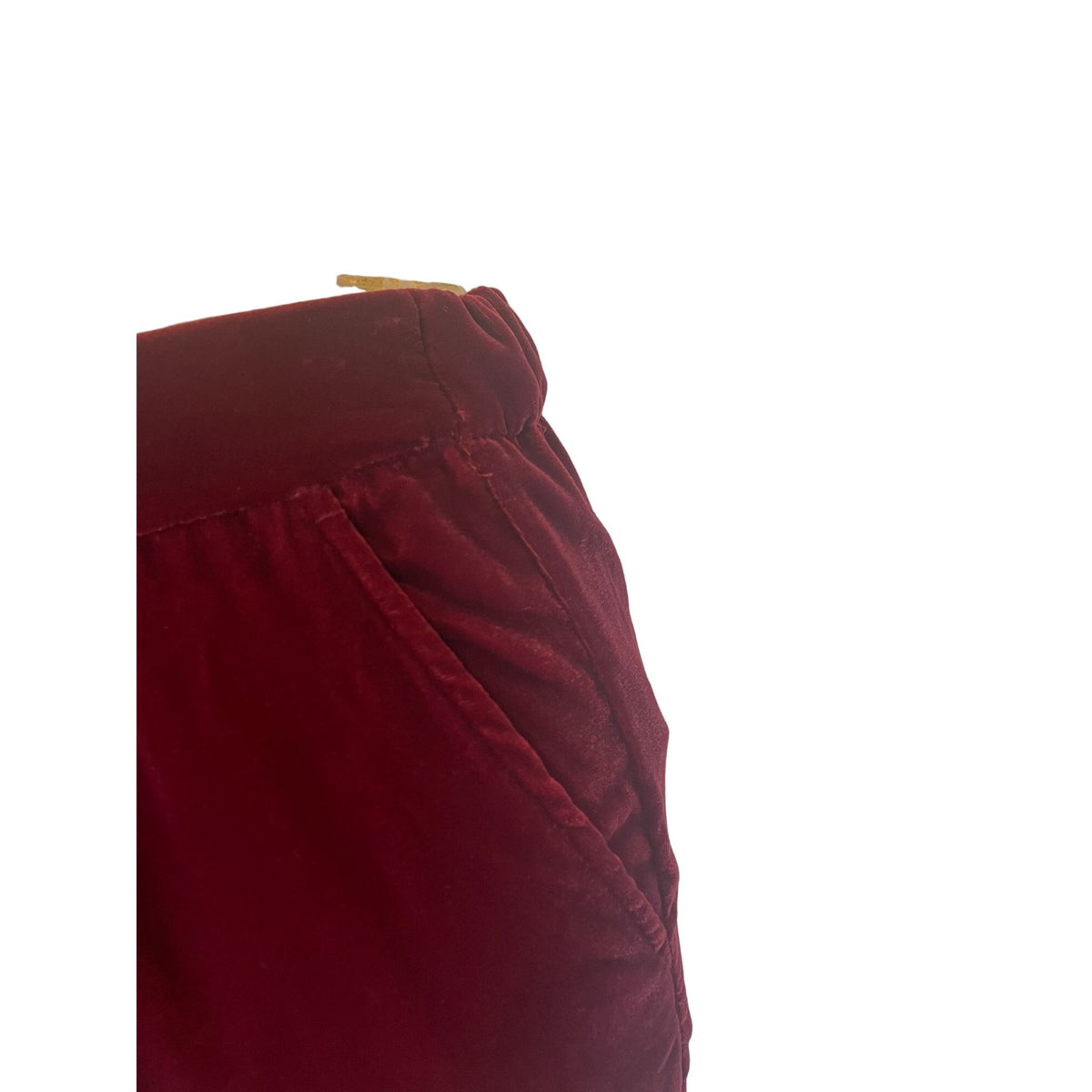 GAP Red Velvet Pants Size 10 Petite Made In Indonesia New