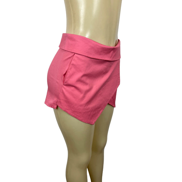 Mixi Fashion Women's Pink Origami Mini Skirt Shorts Sz 1 - NWT