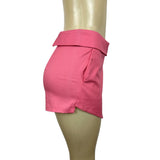 Mixi Fashion Women's Pink Origami Mini Skirt Shorts Sz 1 - NWT