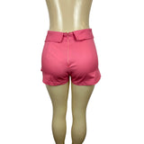 Mixi Fashion Women's Pink Origami Mini Skirt Shorts Sz 1 - NWT