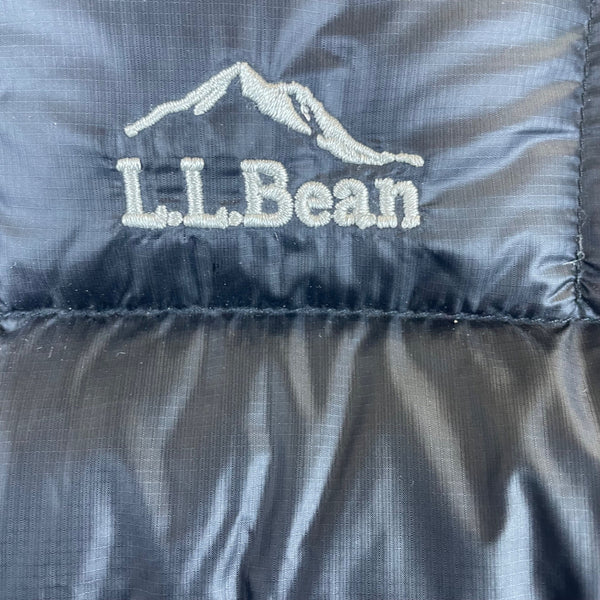 L.L. Bean Mens Black Down Jacket  Pertex Quantum Insulated Puffer Warm Sz - L