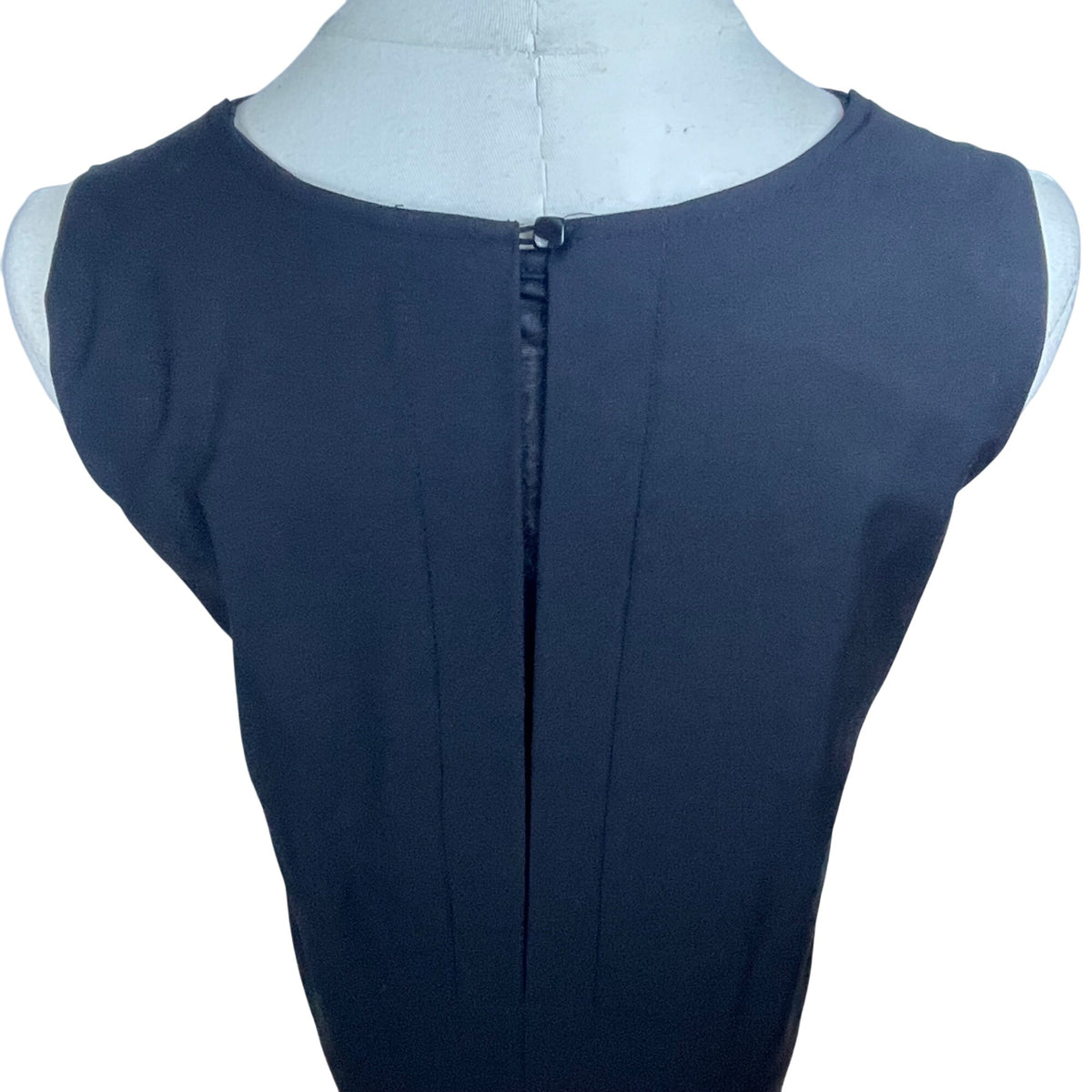 Black Sleeveless Womens Shift Dress With Pockets Elegant Style Size 66/ US M