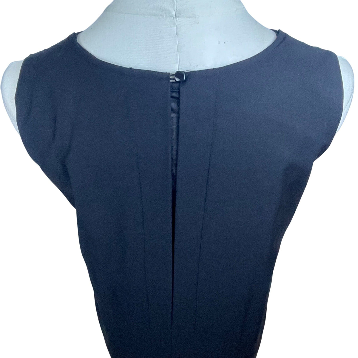 Black Sleeveless Womens Shift Dress With Pockets Elegant Style Size 66/ US M