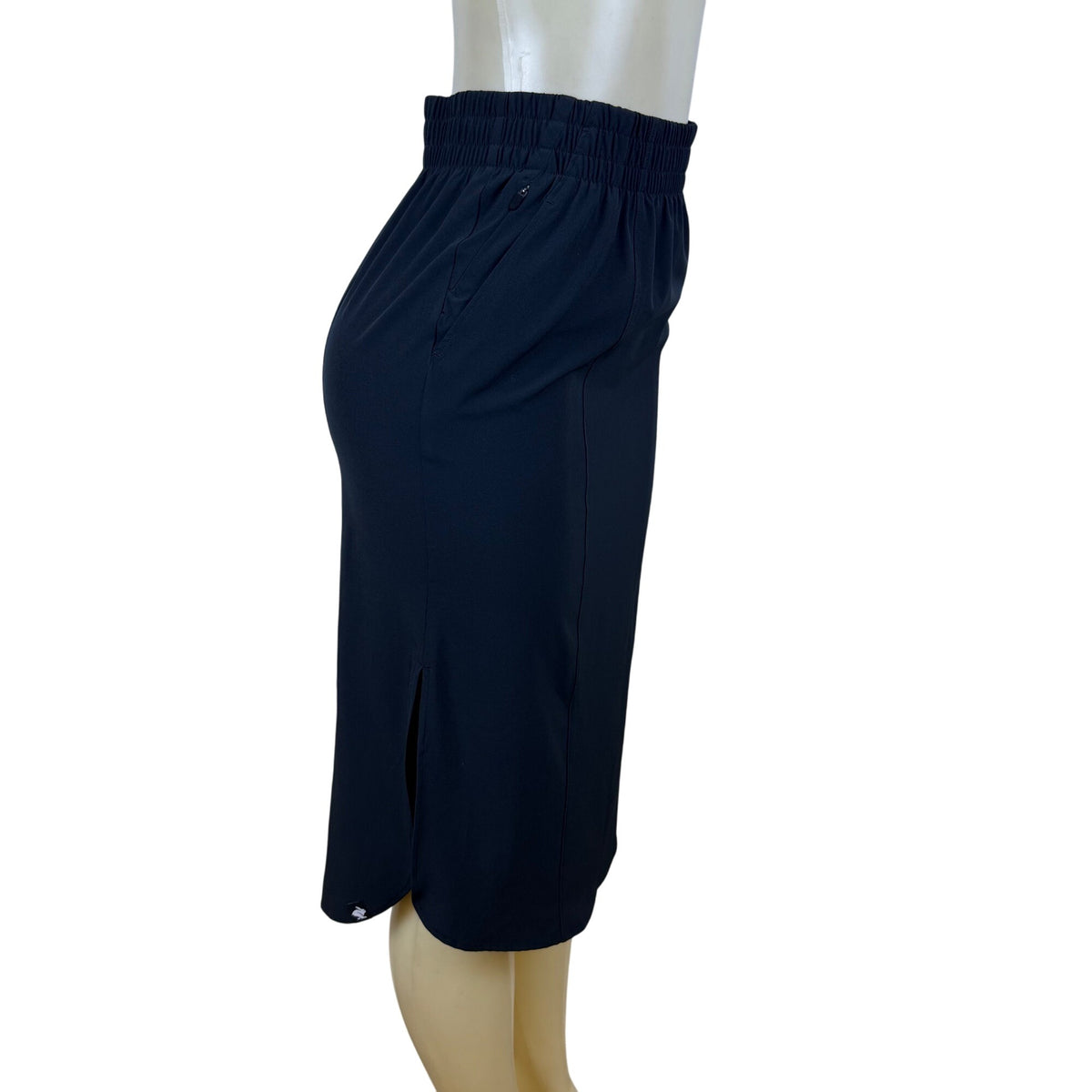 Rabbit Women’s Black Skirt With Elastic Waist & Side Zipper Size X S