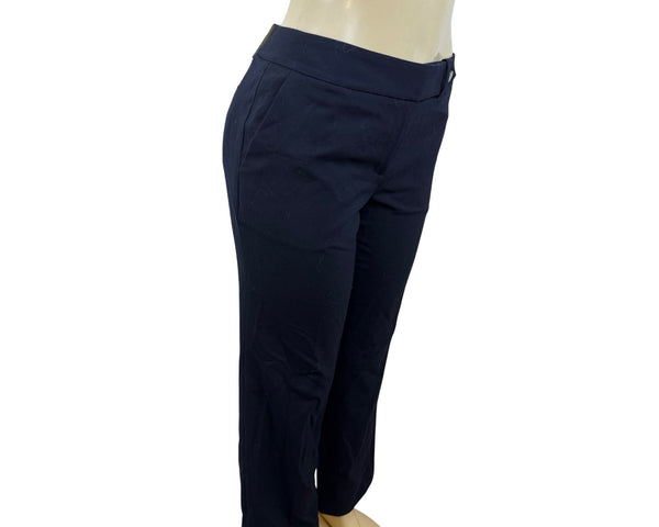 Calvin Klein Womens Navy Blue Straight-Leg Dress Pants Size 4 - New