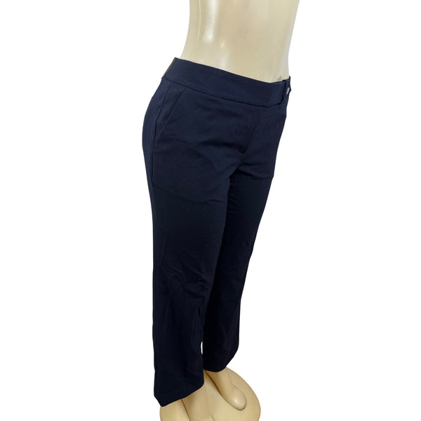 Calvin Klein Womens Navy Blue Straight-Leg Dress Pants Size 4 - New