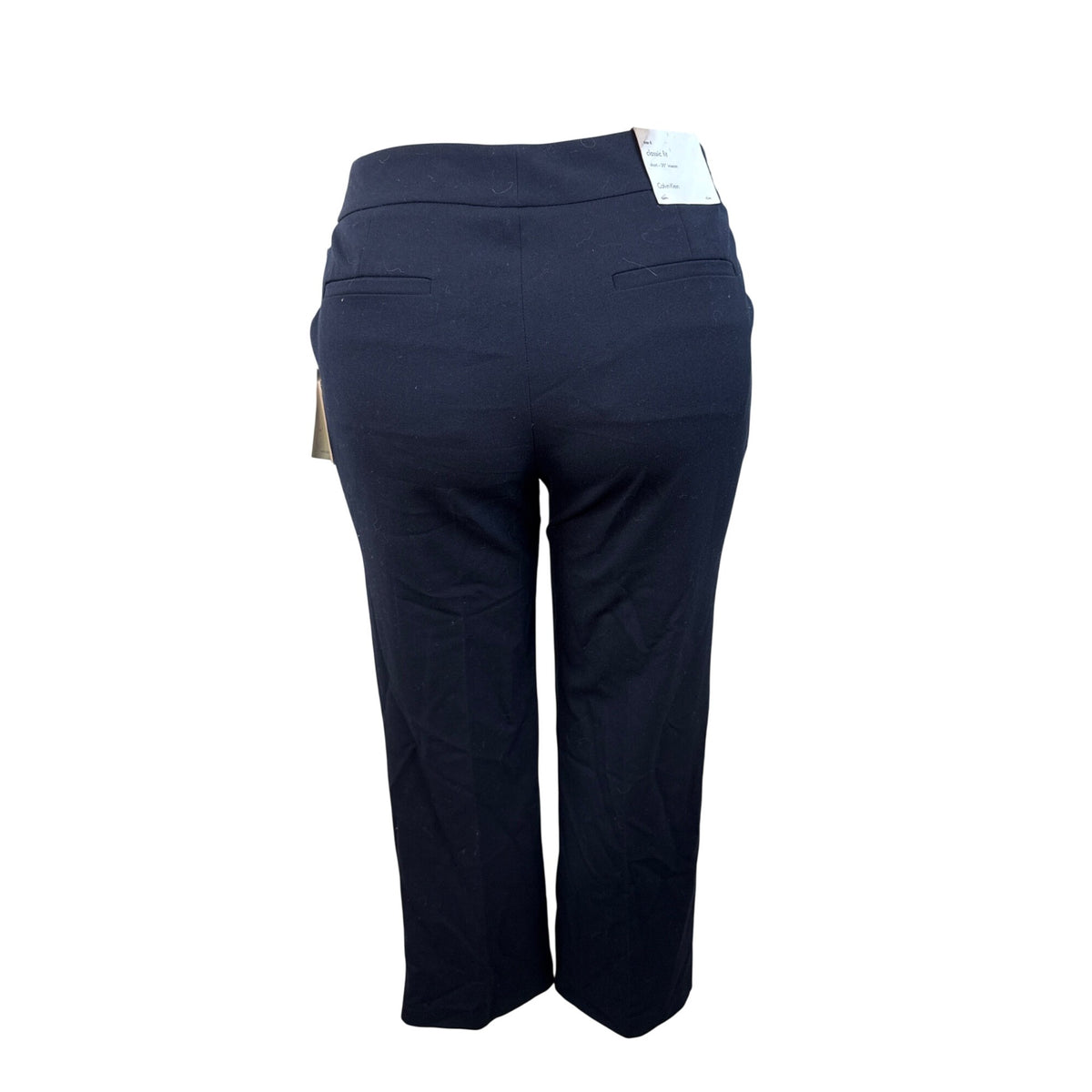 Calvin Klein Womens Navy Blue Straight-Leg Dress Pants Size 4 - New
