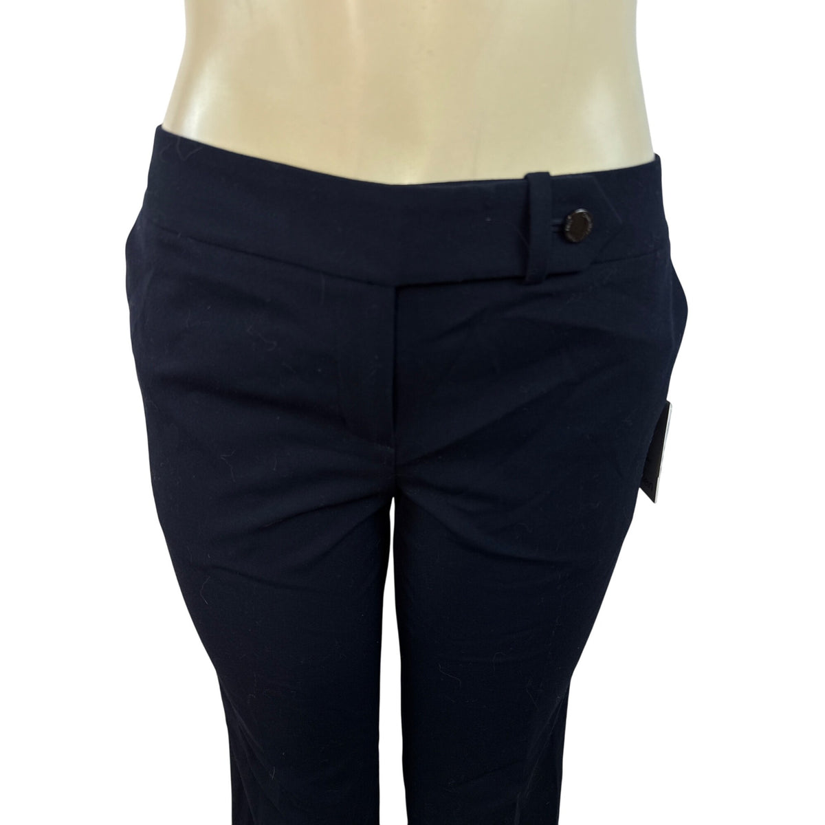 Calvin Klein Womens Navy Blue Straight-Leg Dress Pants Size 4 - New