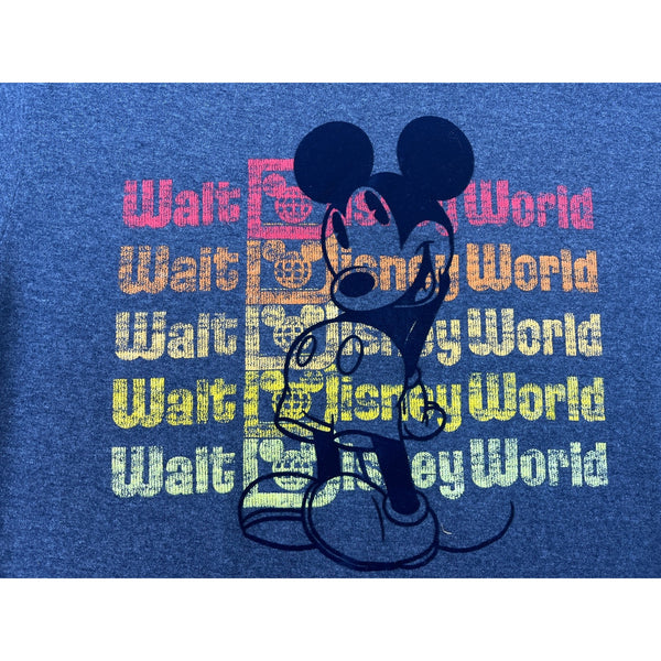 Disney Youth Boy's Blue Walt Disney World T-Shirt Sz XL