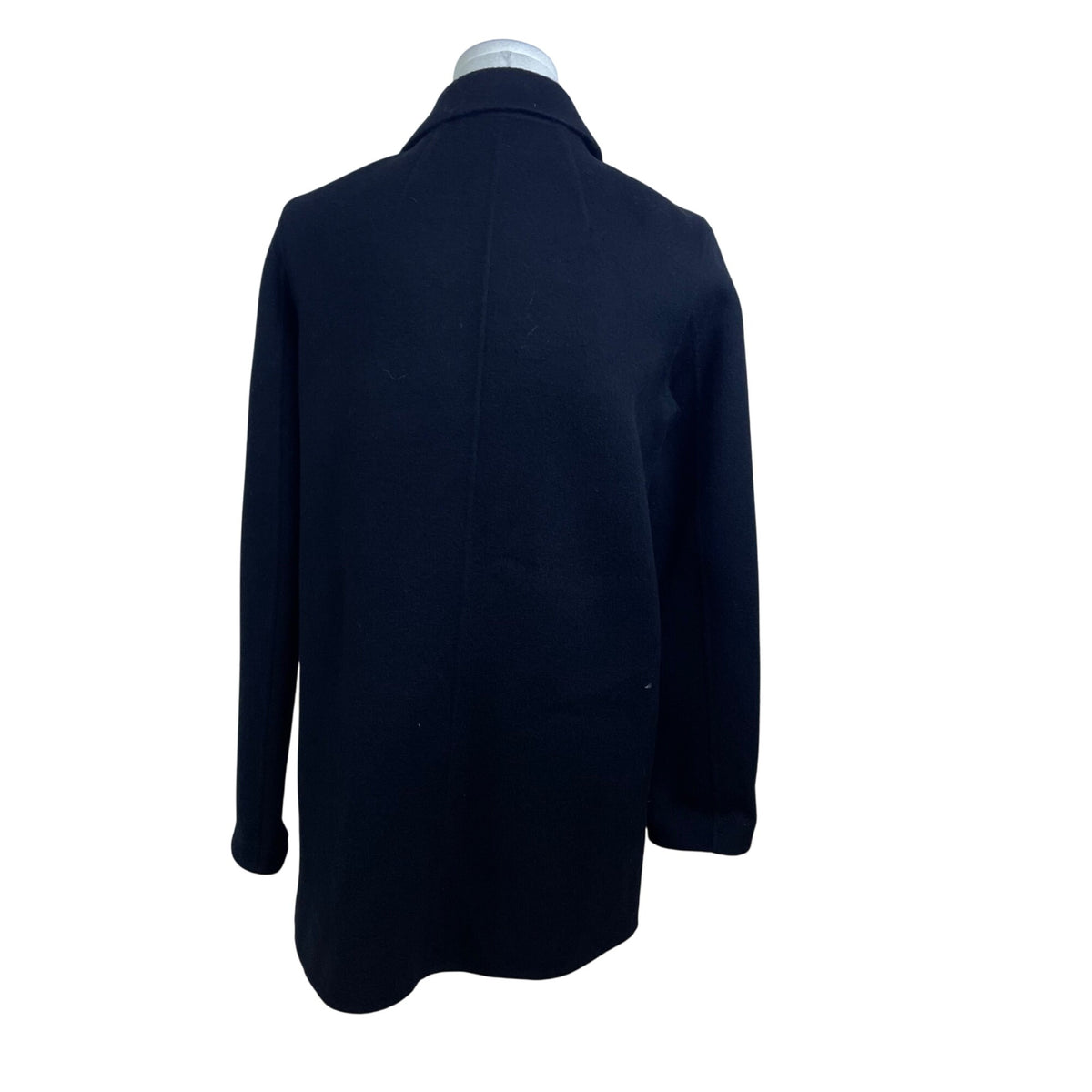 Theory Women's Black Wool & Cashmere Blend Open Front Coat Size S