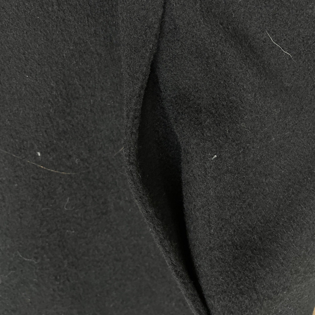 Theory Women's Black Wool & Cashmere Blend Open Front Coat Size S