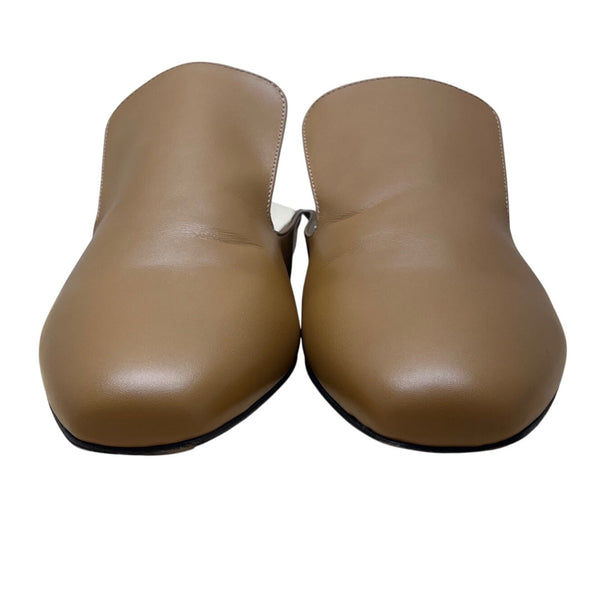 Want Les Essentiels Womens Tan Leather Mules Slip-On Size US8 (EU39)