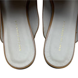 Want Les Essentiels Womens Tan Leather Mules Slip-On Size US8 (EU39)