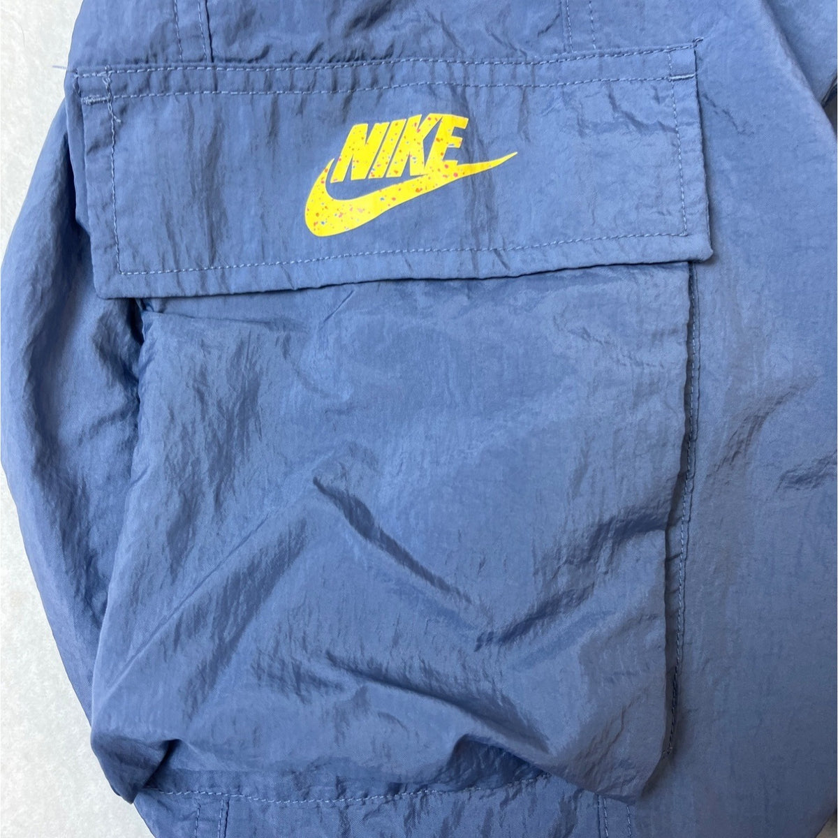 Nike Women's Blue Parachute Pants Sz XL