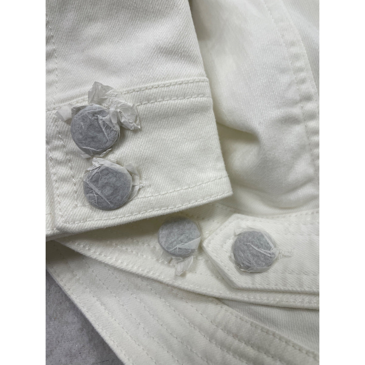 Soft Surroundings White Women’s Cropped Button-Detail Jacket Size M - New