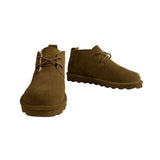 Bearpaw Women's Brown Leather Wool Lining Winter Booties Sz 9 - NWOB