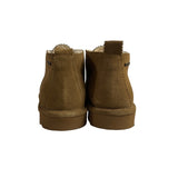 Bearpaw Women's Brown Leather Wool Lining Winter Booties Sz 9 - NWOB