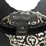 White House Black Market Womens Black & White Cowl Neck Tank Top Medium Stylish