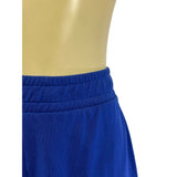 NWT ZARA Cotton Boho Causal Size Large Color Navy Blue Women's Shorts