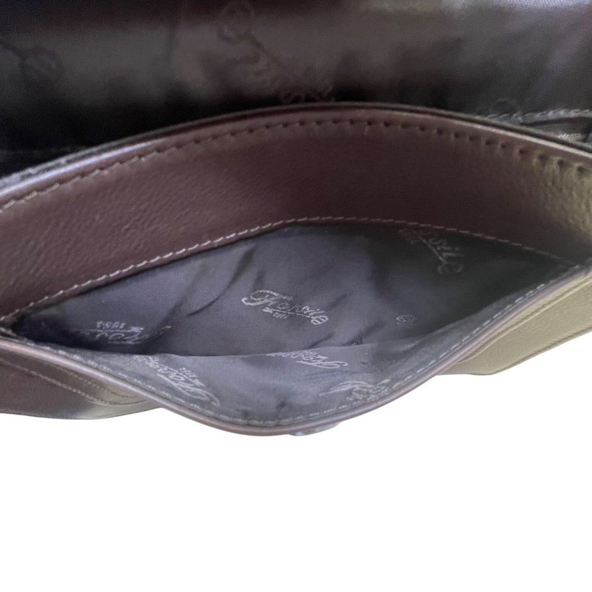 Fossil Women’s Brown Leather Flap Closure Adjustable Strap Crossbody Bag