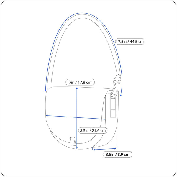 Fossil Women’s Brown Leather Flap Closure Adjustable Strap Crossbody Bag