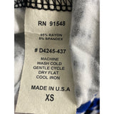 South Moon Under Blue & White Sleeveless Wrap Style Mini Dress Sz XS - New