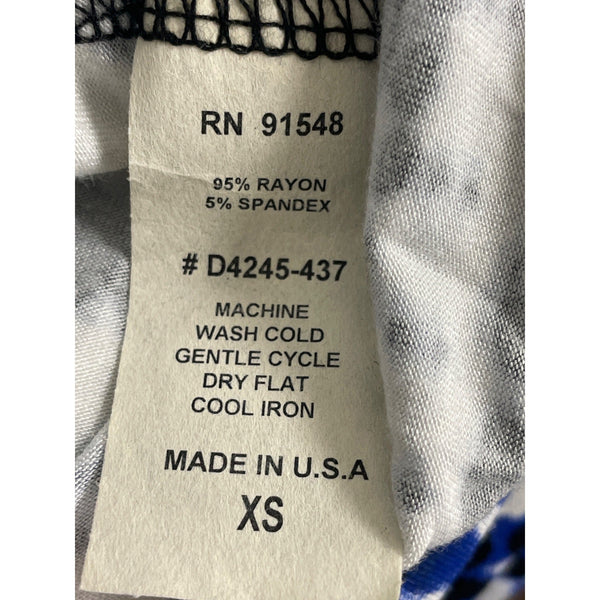 South Moon Under Blue & White Sleeveless Wrap Style Mini Dress Sz XS - New