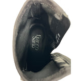 Franco Sarto Women's Black Leather Shaneen Peat Pointed Toe Ankle Booties Sz 8