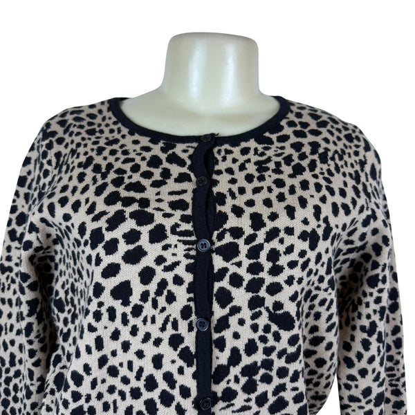 Le Lis Womens Animal Print Rayon Polyester Sweater & Tank Top Set  Stylish Size M