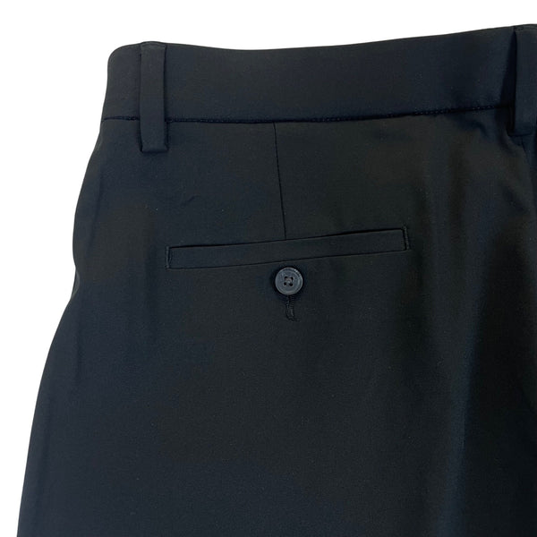 Haggar Mens Black Straight Fit Pants With Flex Waistband Sz 36x32 - New