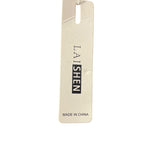 Laishen Womens Navy Floral Button-Down Short Sleeve Dress Size Medium Lightweight