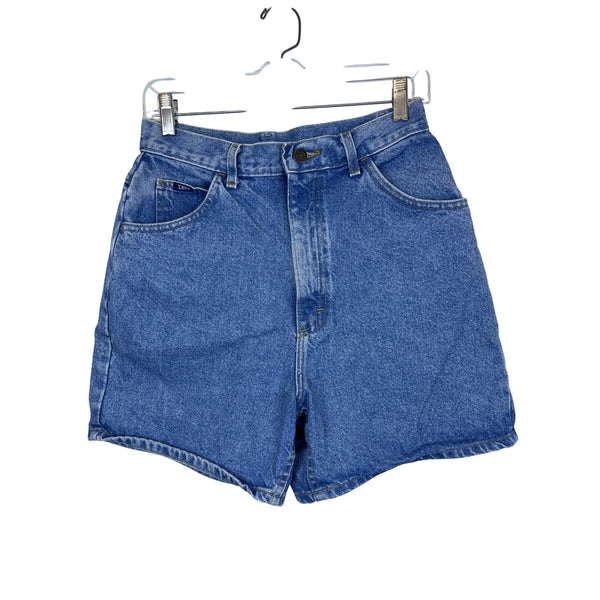 Lee Womens Blue Denim High-Waisted Casual Shorts Size Approximately L Vintage Style