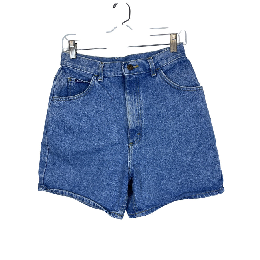 Lee Womens Blue Denim High-Waisted Casual Shorts Size Approximately L Vintage Style