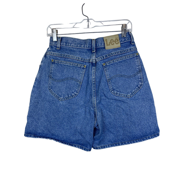 Lee Womens Blue Denim High-Waisted Casual Shorts Size Approximately L Vintage Style