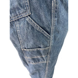Walls Womens Blue Denim Overalls Relaxed Fit Adjustable Straps Workwear Sz 40x34