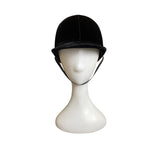 Stombock Saddlery Vintage Velvet Equestrian Riding Helmet Black Horse Show Cap