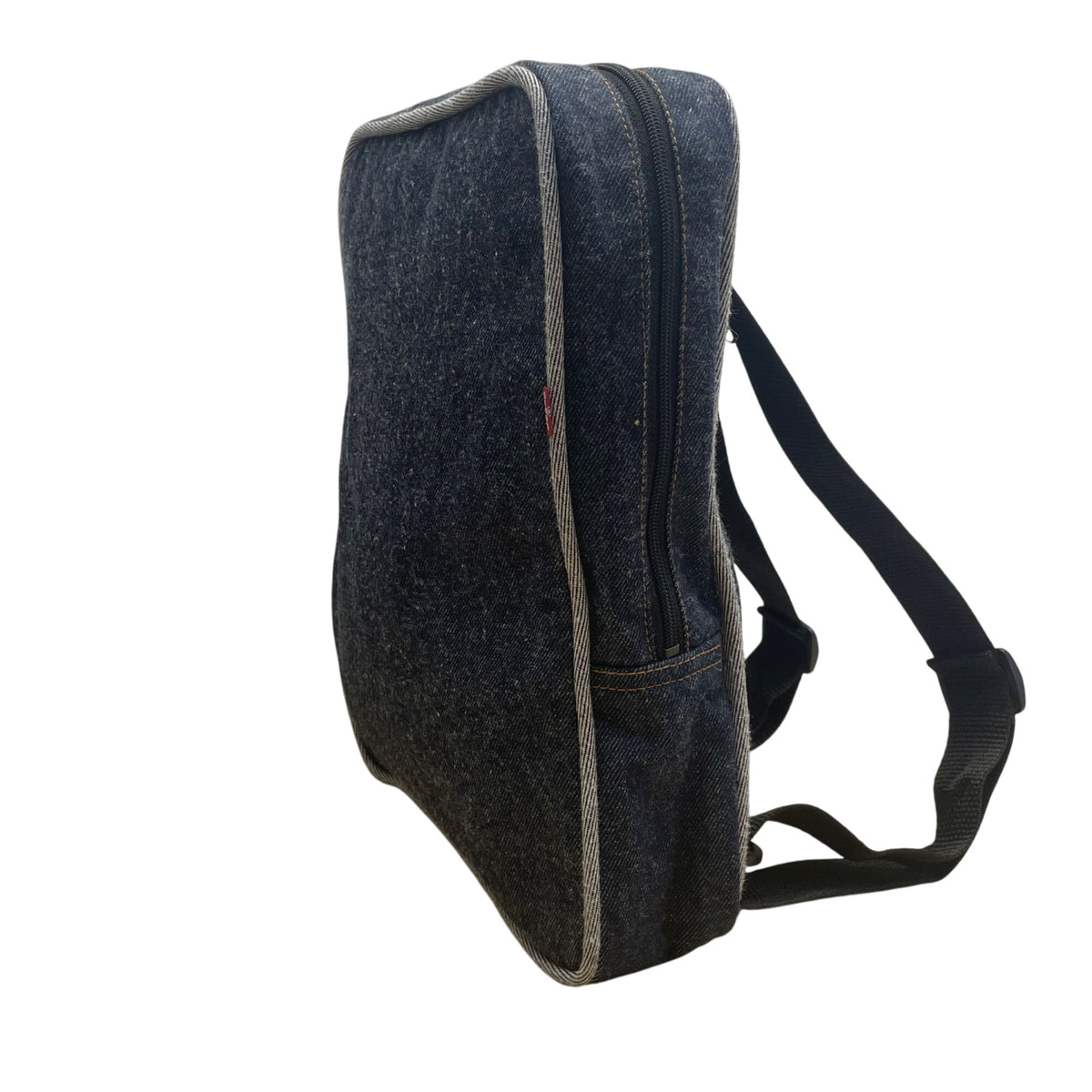 Levis Women’s Blue Denim With Suzan Briganti Inner Print Lining Backpack Sz M