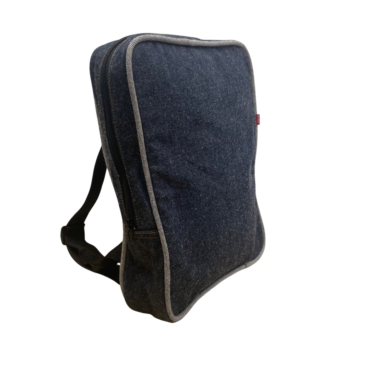 Levis Women’s Blue Denim With Suzan Briganti Inner Print Lining Backpack Sz M