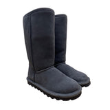Bearpaw Women’s Gray Sheepskin/Wool Blend Suede Elle Winter Tall Boots Size 6